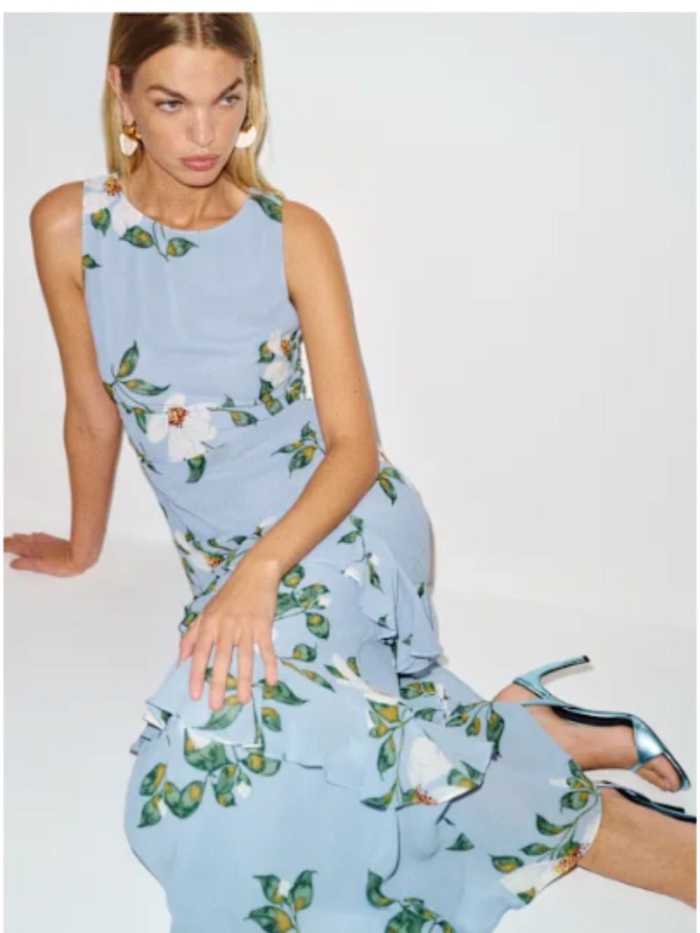 Reformation Magnus Dress Green - Size 6